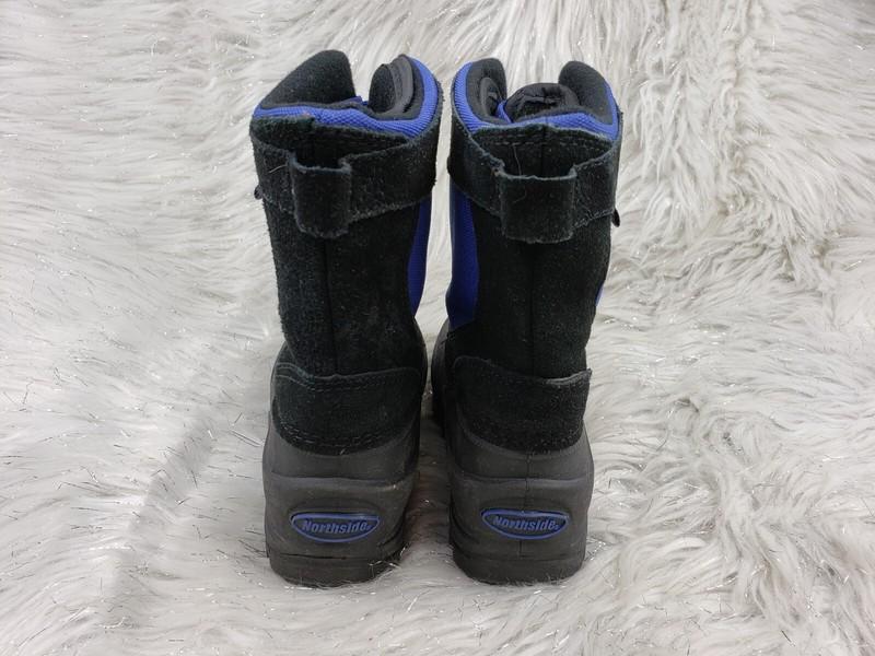 NORTHSIDE Black Suede Blue Snow Boots Little Kids Size US 6