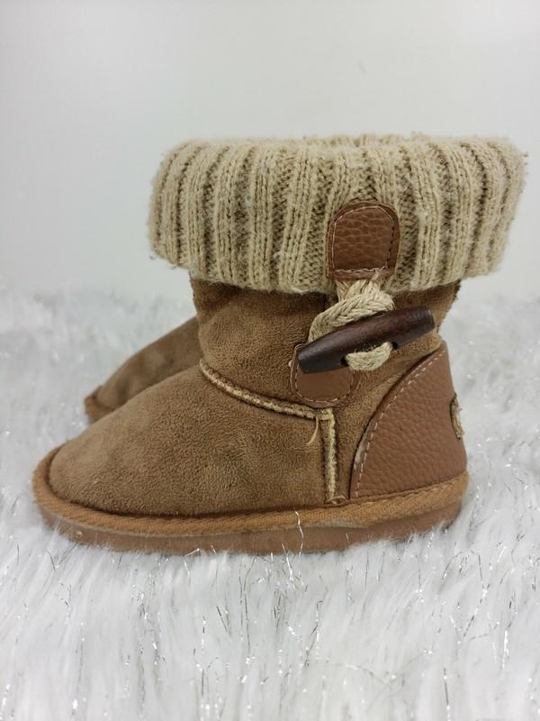 Northside Little Girls Size 7 Brown Sweater Top Booties Boots
