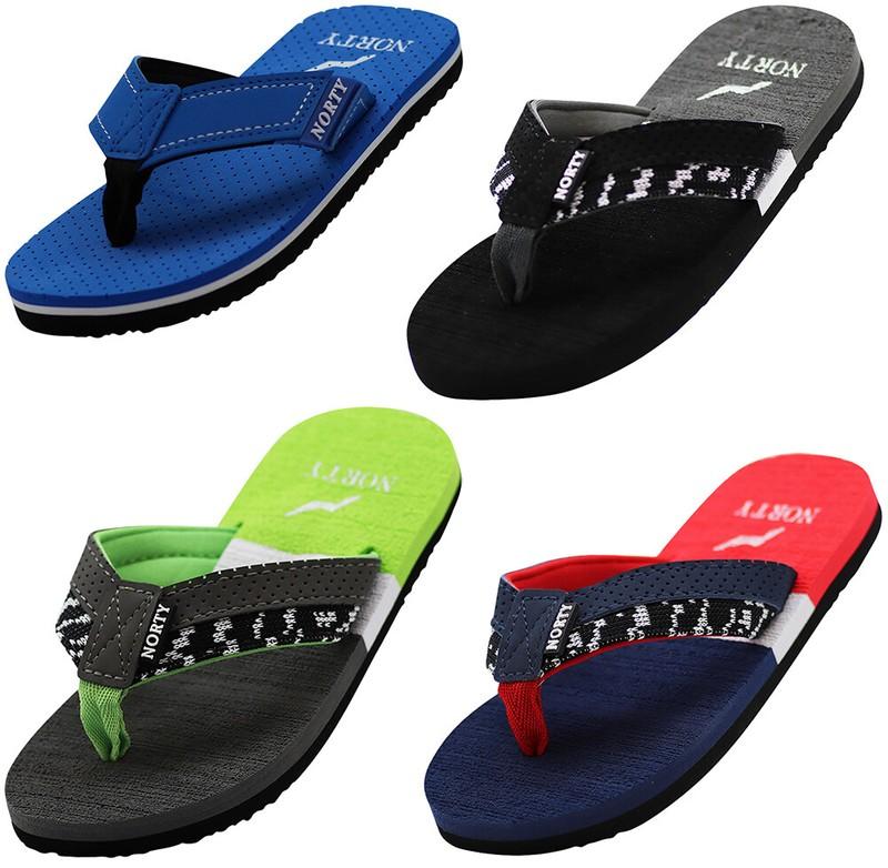 Norty Boy's Flip Flop Thong Sandal Perfect for the Beach Pool or Everyday