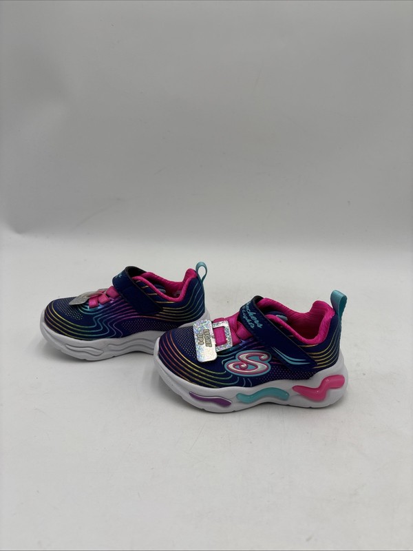 NWOB Skechers Baby’s' Wavy Beams Sneakers Multicolor Size 5