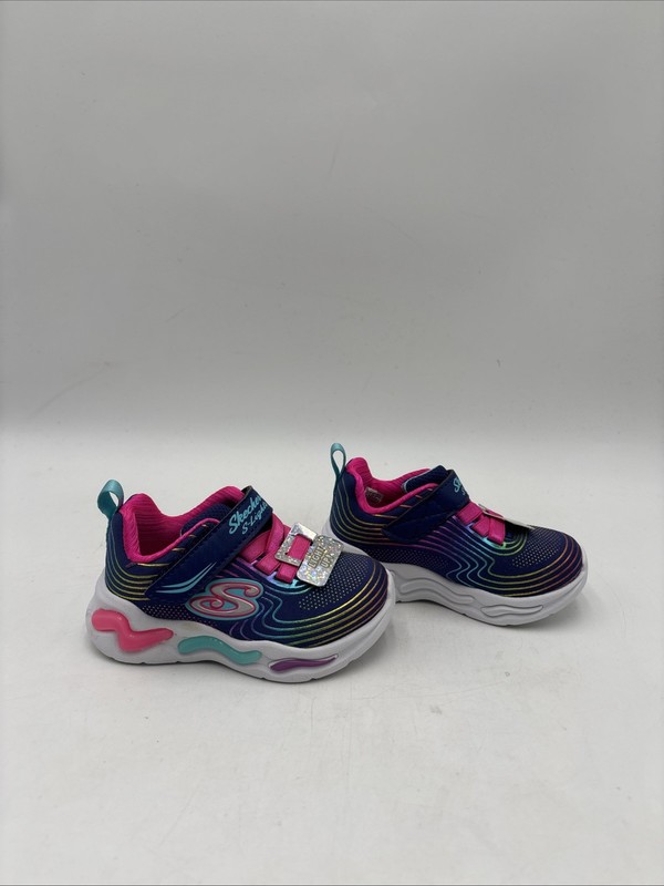 NWOB Skechers Baby’s' Wavy Beams Sneakers Multicolor Size 5