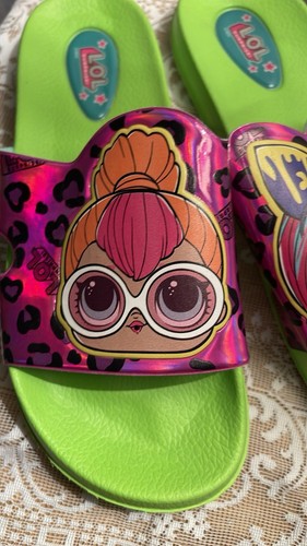 NWOT L.O.L. Surprise Youth Girls Beach Sport Slide Sandals 5/6