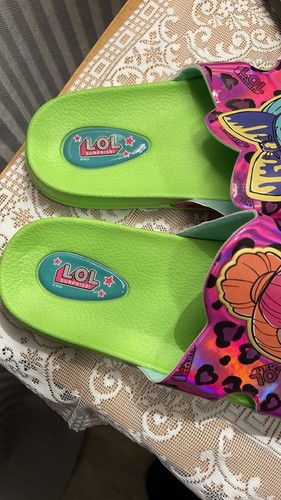 NWOT L.O.L. Surprise Youth Girls Beach Sport Slide Sandals 5/6