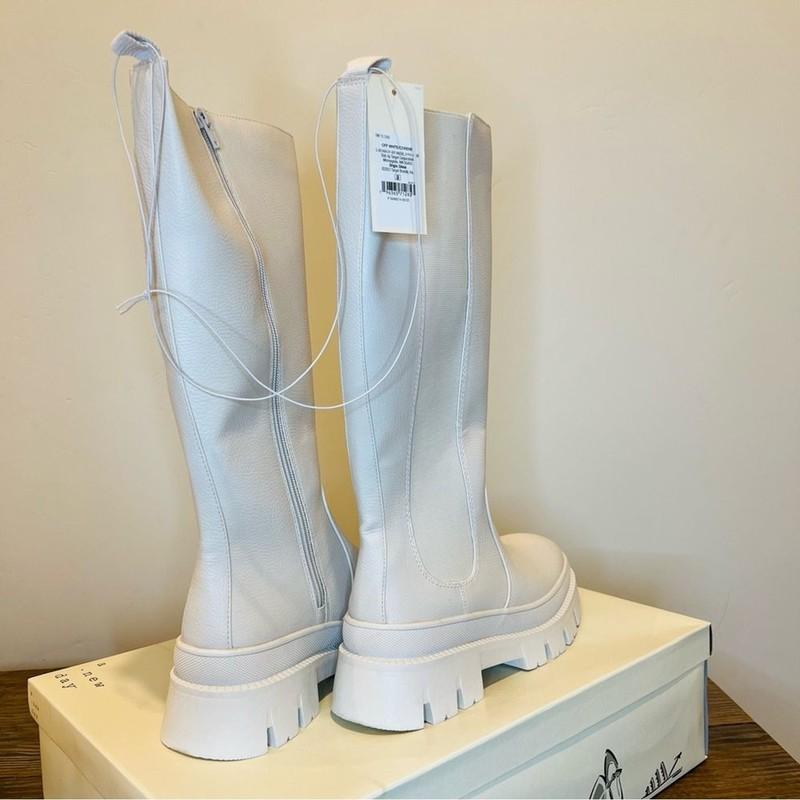 NWT A New Day Corene Tall Off White Boots Sz 8