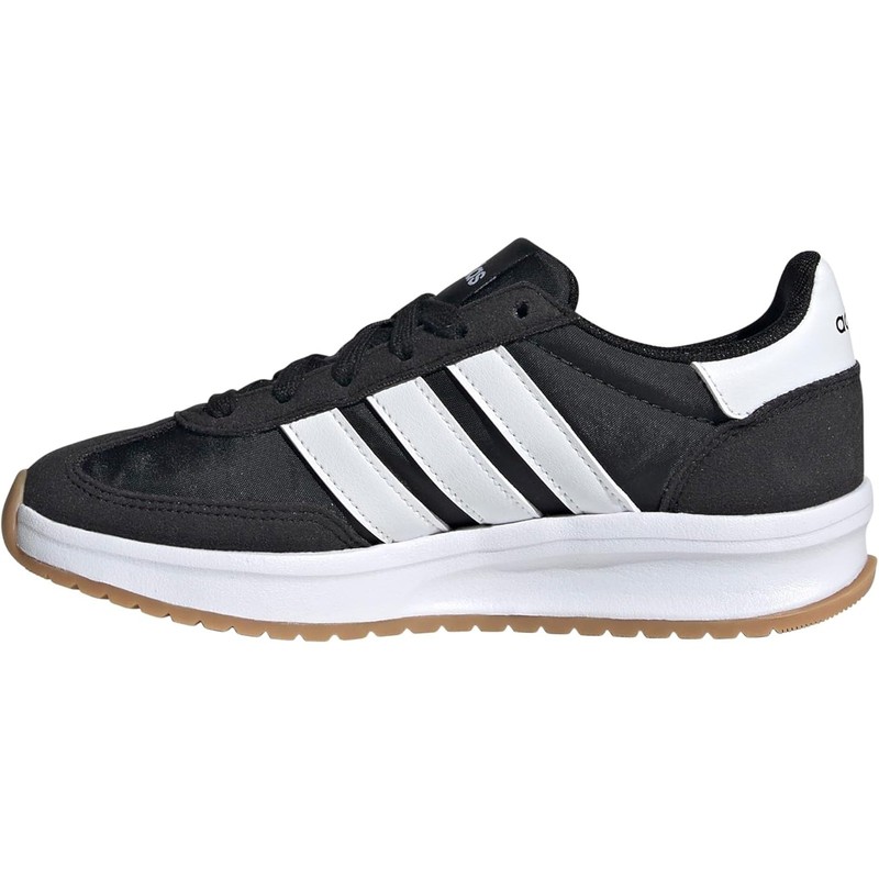 NWT Adidas Unisex-Child Run 70s 2.0 Sneaker Black/White/Gum-SZ 5.5 Big Kid