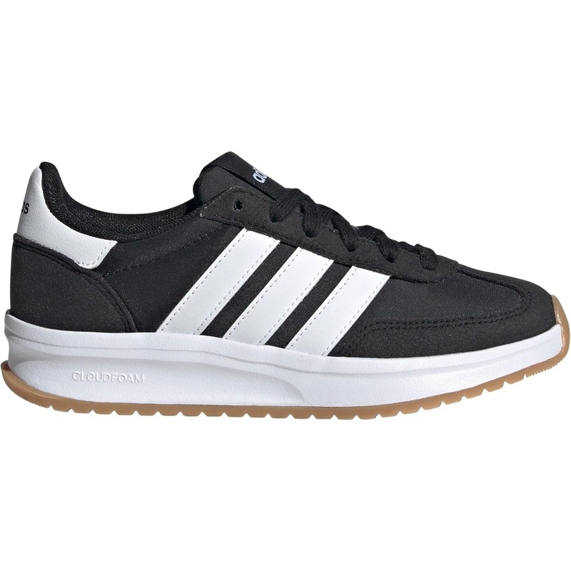 NWT Adidas Unisex-Child Run 70s 2.0 Sneaker Black/White/Gum-SZ 5.5 Big Kid