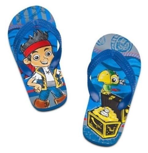 NWT- Disney JAKE AND THE NEVERLAND PIRATES - Boy's Flip Flops - Size 7
