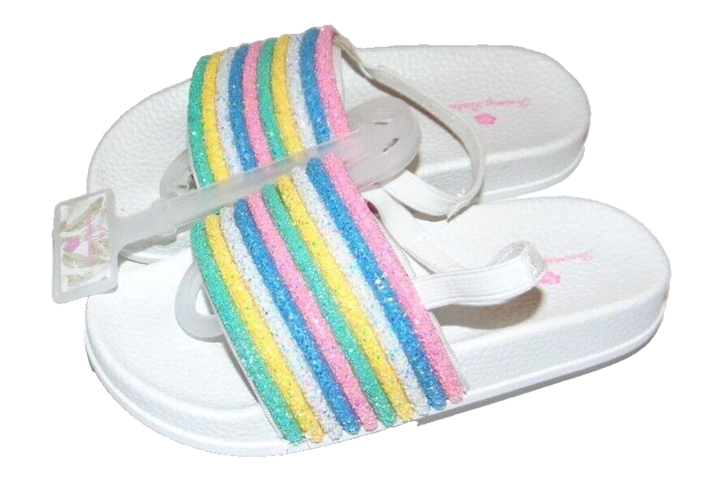 ~NWT Girls TOMMY BAHAMA Sparkly Sandals Size 12 Super Cute FS:)~