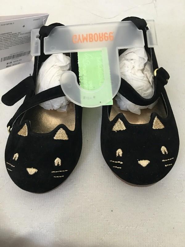NWT GYMBOREE Catastic Kitty Shoes Flats cat Toddler Girls U pick Open eyes