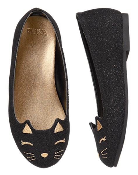NWT Gymboree Fall Festival Cat Flats sizes 9 10 11 12 13 1 2 3 4