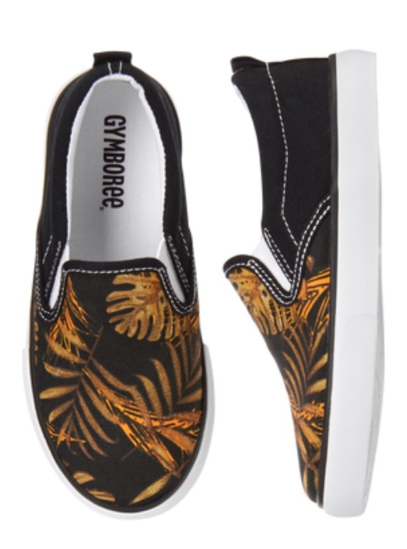 NWT Gymboree Hello Havana Boys Slip On Palm Leaf Shoes Size 5