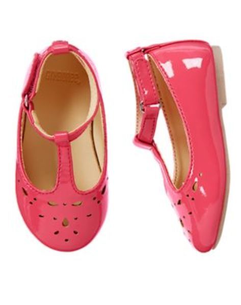 NWT GYMBOREE Pretty Poppy T Strap Flats Dress shoes Toddler and kid sizes