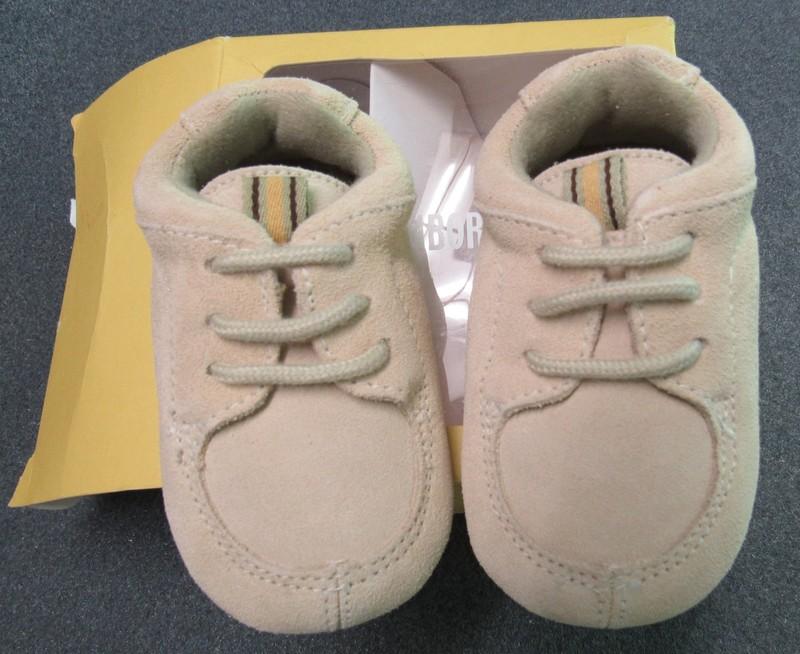 NWT GYMBOREE TAN SUEDE LEATHER Soft Sneaker Style CRIB SHOES 03 Free US Shipping