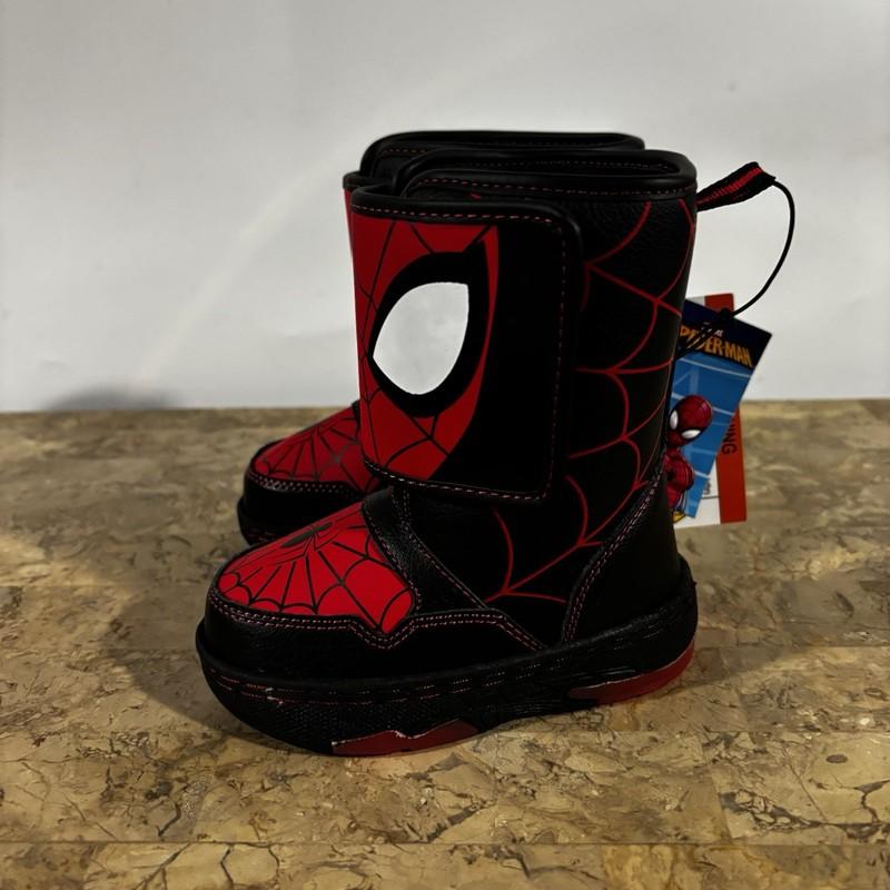 NWT Marvel Spider-Man Snow Boots Toddler Boys Size 6 Light Up