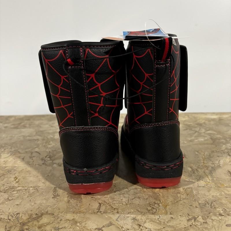 NWT Marvel Spider-Man Snow Boots Toddler Boys Size 6 Light Up