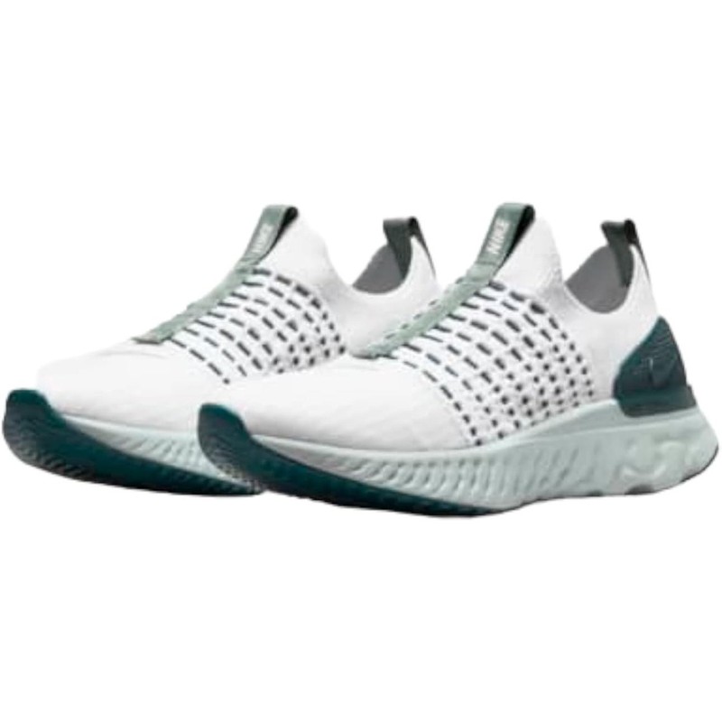 NWT Nike Women's React Phantom Run 2 Shoes Platinum Tint Dark Teal Green 7.5