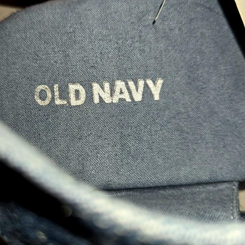 NWT Old Navy 5 Girl's Women's Sandel Shoes Blue Denim New Tags