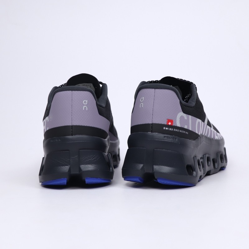 NWT On Running CloudMonster Monster Shock Absorbing Men's Shoes Black Gray Blue