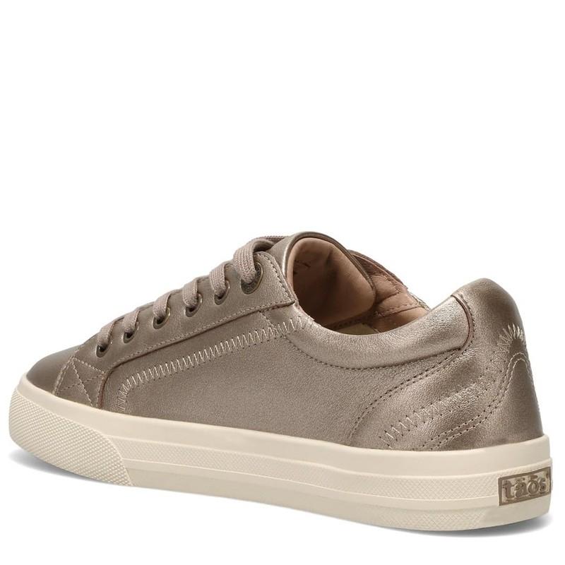 NWT Taos Plim Soul Lux Women’s Leather Sneaker – All Day Comfort Champagne 7.5