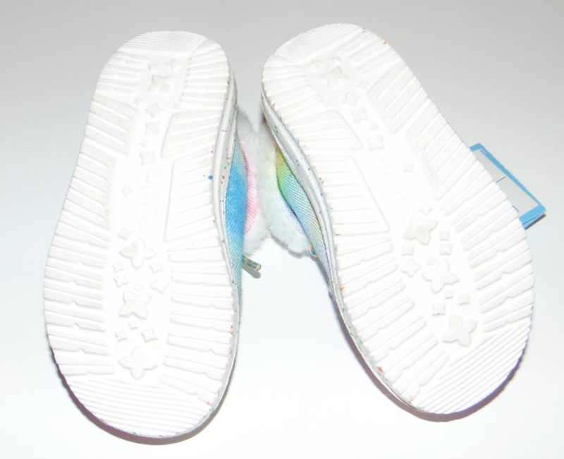 ~NWT Toddler Girls HEY DUDE Rainbow Dreamer Fur Speckle Shoes Size 6 Cute FS:)~
