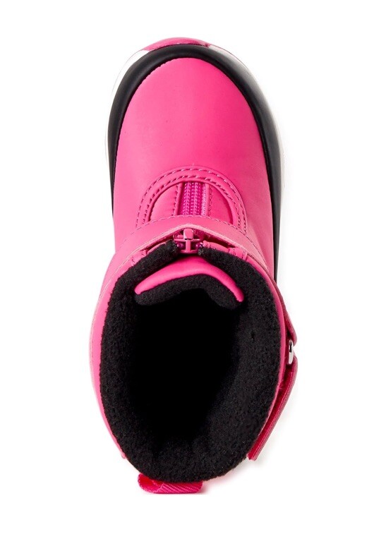 NWT Wonder Nation Pink & Black Toddler Girls Zip Front Boots Size 11