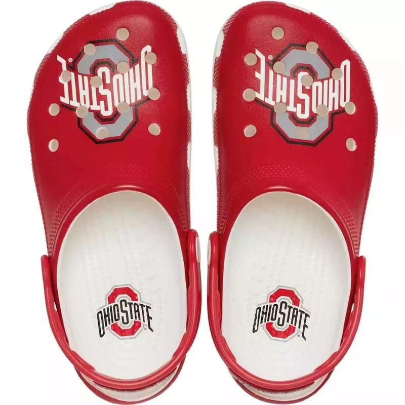 Ohio State- Crocs Classic Clogs- Unisex Adult Men's & Women's Sizes- New w/Tags