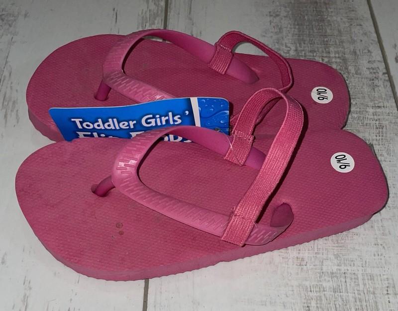 Old East Main Slip-On Flip-Flop Sandals Size 9/10 - Pink - Toddler - NEW