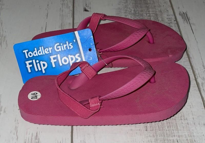 Old East Main Slip-On Flip-Flop Sandals Size 9/10 - Pink - Toddler - NEW