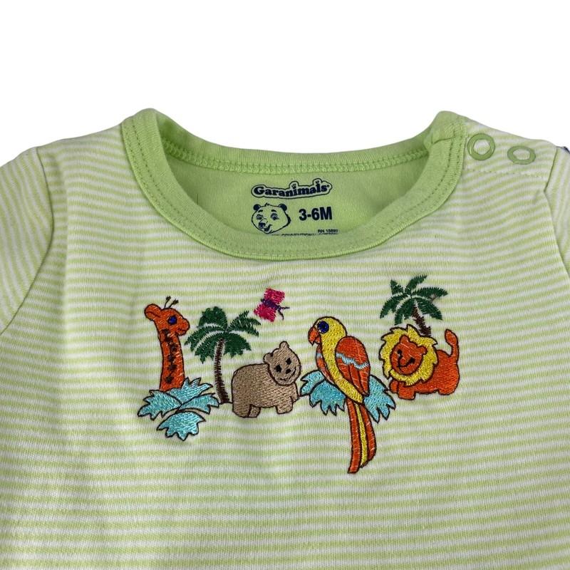 Old Navy Baby 3-6 Month Flip Flop Sandals & 2 Garanimals Bodysuit Red White Blue