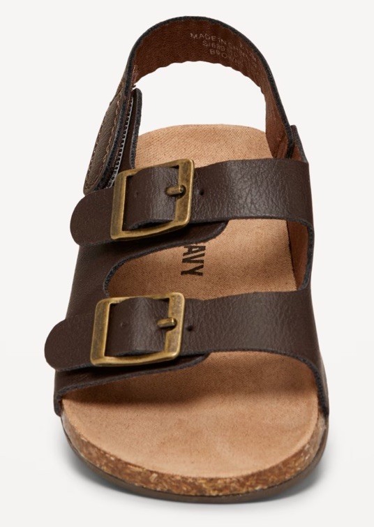 Old Navy Baby Earth Brown Sandals Size 18-24months NWT
