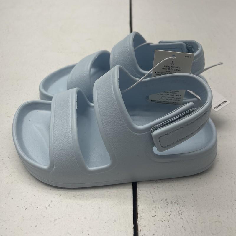Old Navy Light Blue Strap Sandals Hook And Loop Closure Baby Size 5 NEW