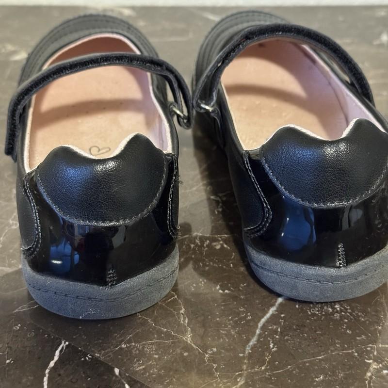 Olive & Edie Francis Mary Jane Flat Shoes Kids Size 3 Black