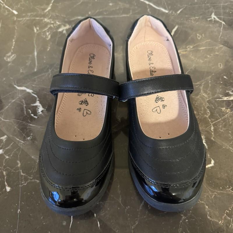 Olive & Edie Francis Mary Jane Flat Shoes Kids Size 3 Black