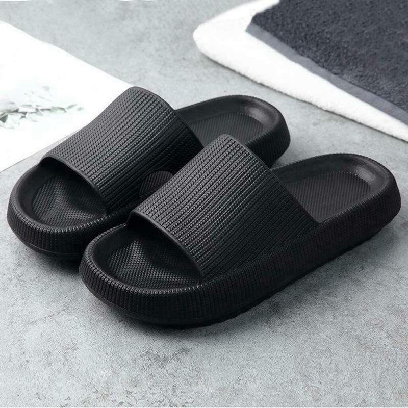 ON SALE Anti-Slip Cozy Pillow Slides Sandals Slippers Height Boosting Outdoor