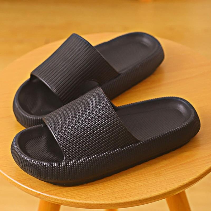 ON SALE Anti-Slip Cozy Pillow Slides Sandals Slippers Height Boosting Outdoor