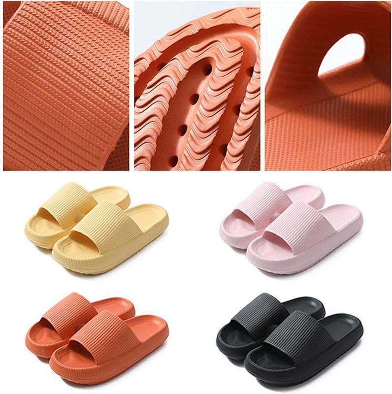 ON SALE Anti-Slip Cozy Pillow Slides Sandals Slippers Height Boosting Outdoor