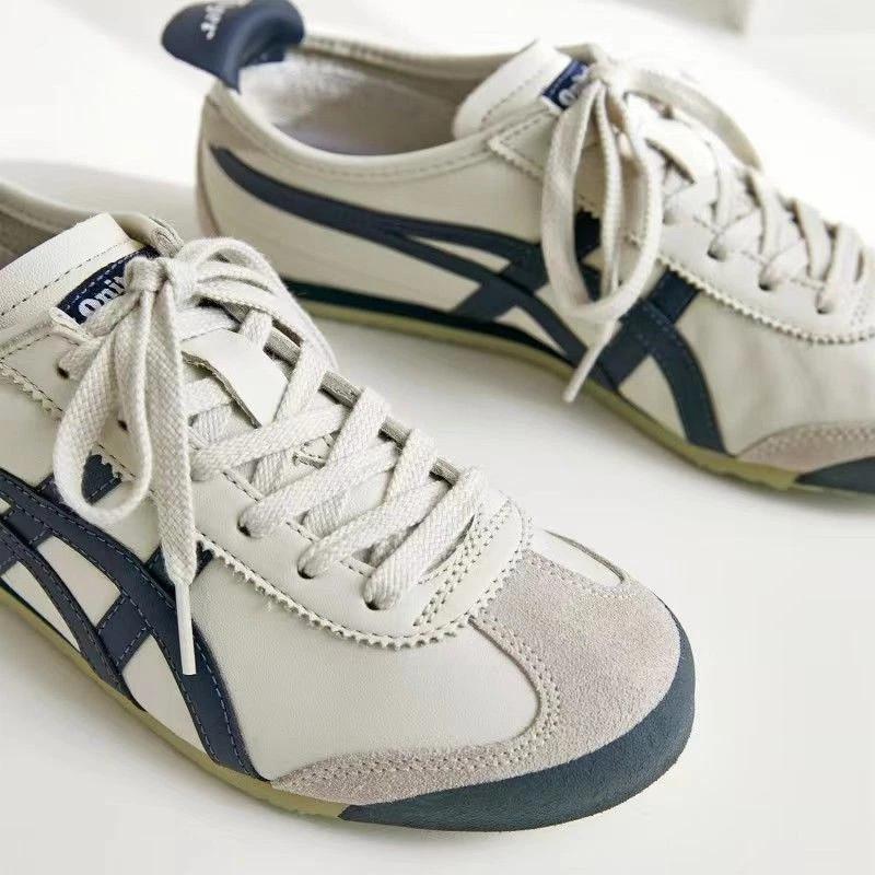 Onitsuka Tiger MEXICO 66 1183C102 200 BIRCH PEACOAT Casual Sneakers Unisex Size