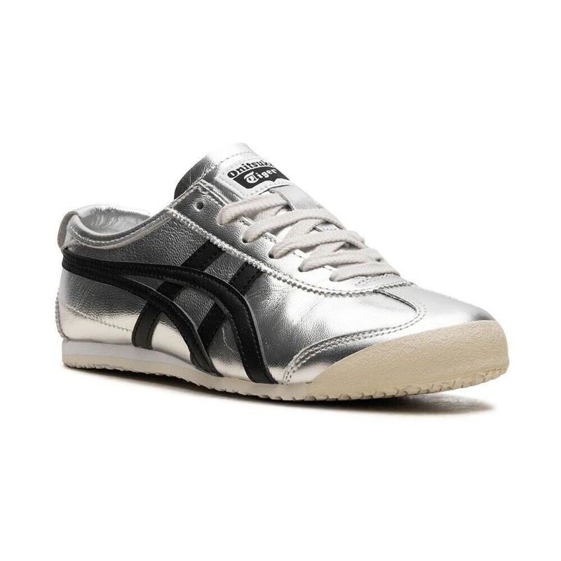 Onitsuka Tiger MEXICO 66 Yellow/black Leather Sneakers Unisex Classic Comfort