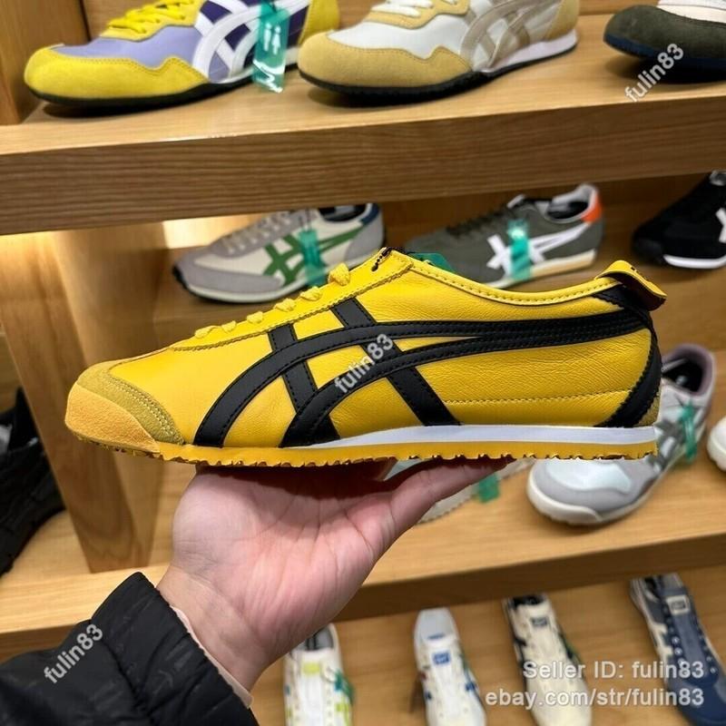 Onitsuka Tiger NEW MEXICO 66 Black And White Sneakers Unisex 1183C102 Authentic