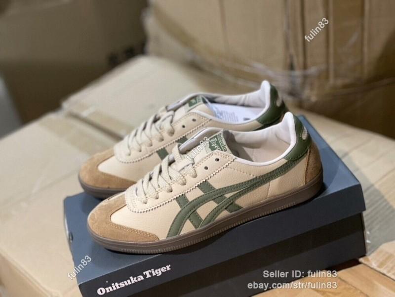 Onitsuka Tiger NEW Tokuten Cream/black Sneakers Running Unisex Athletic Shoe