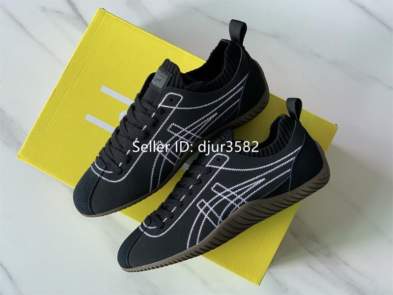 Onitsuka Tiger Sclaw Unisex Classic Casual Shoes Black/White Vintage Sneakers