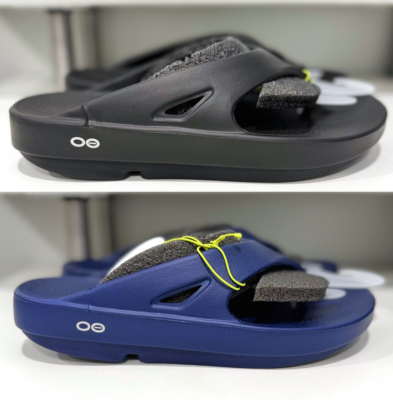 Oofos OOriginal Thong Unisex Sandals Black - Men's US 6/ Women's US8