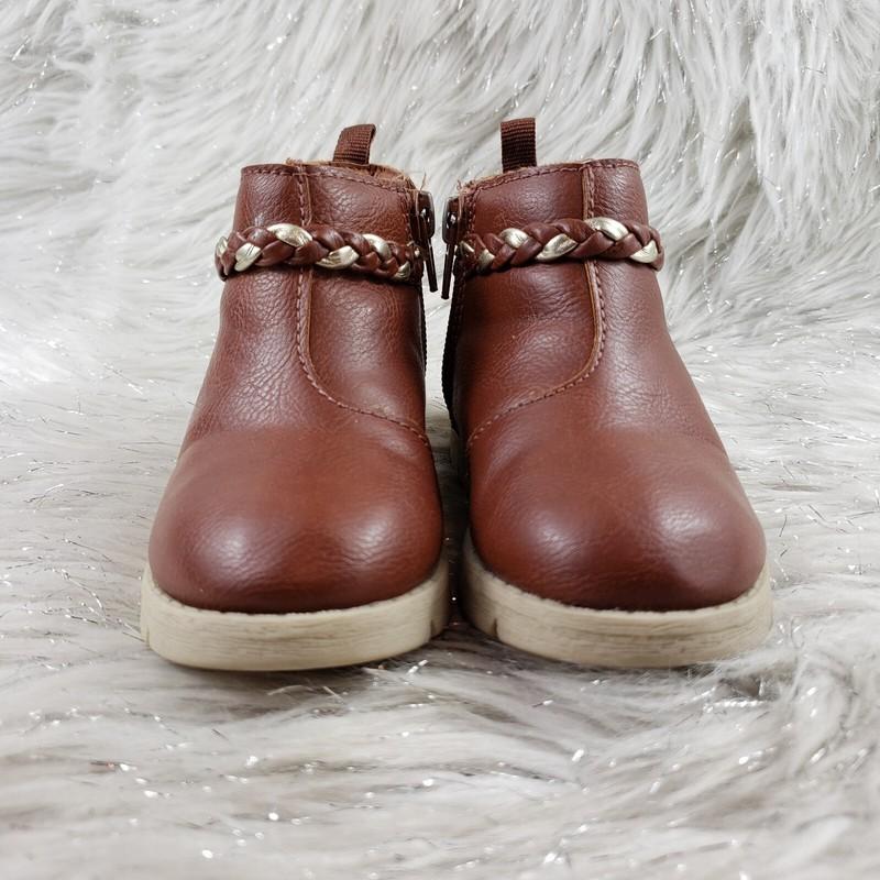 OSH KOSH B'GOSH Kids Brown Casual Booties Toddler Size 6