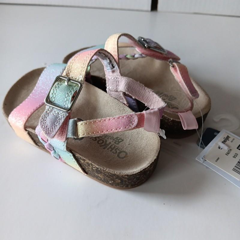 Osh’Kosh B’gosh Toddler Pascal Pink Sandals Size 7 Brand New