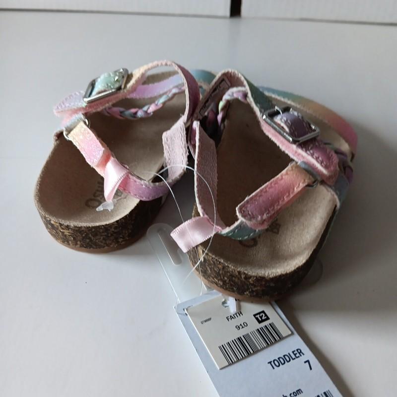 Osh’Kosh B’gosh Toddler Pascal Pink Sandals Size 7 Brand New