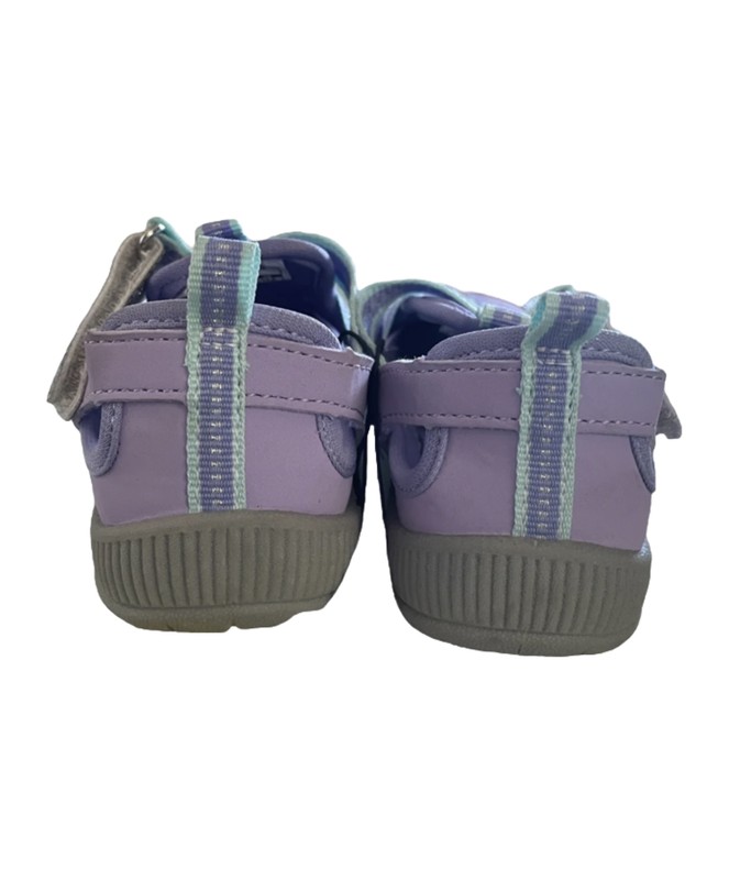 OshKosh B'gosh Flexible Outsole Bump Toe Shoes Size 7 Purple Sparkle