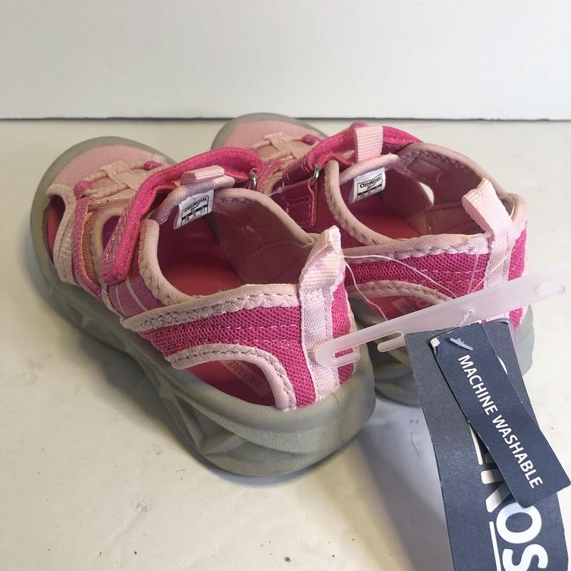 Oshkosh B’gosh Kids Pink Closed Toe Sandals Size 11M NWT