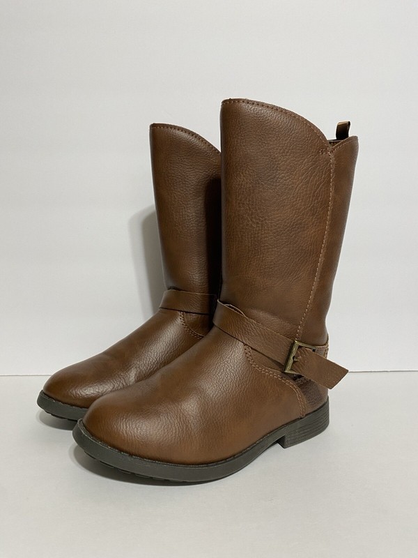 OshKosh B'gosh Little Girls Brown Boots Size 11 M