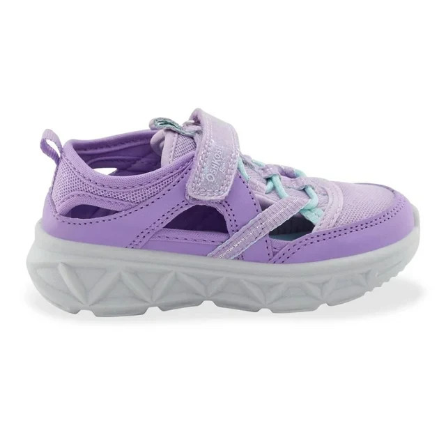 OshKosh B' Gosh Toddler Girls Durable Play Sandal Size 9 Purple