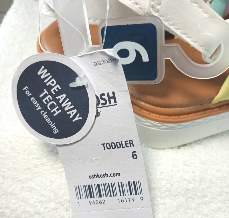 OshKosh B'Gosh Toddler Girls Loredana Summer Sandal Size 6 Toddler